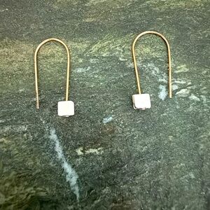 Madewell marketplace Gold Cube Earrings